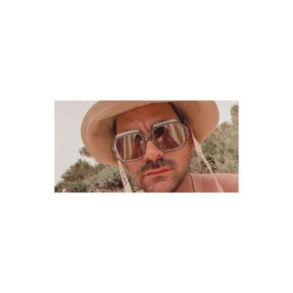 New Official Stockist | Loewe LW40056U 47E Brown and Grey Opal Oversized Square - Picture 4 of 5